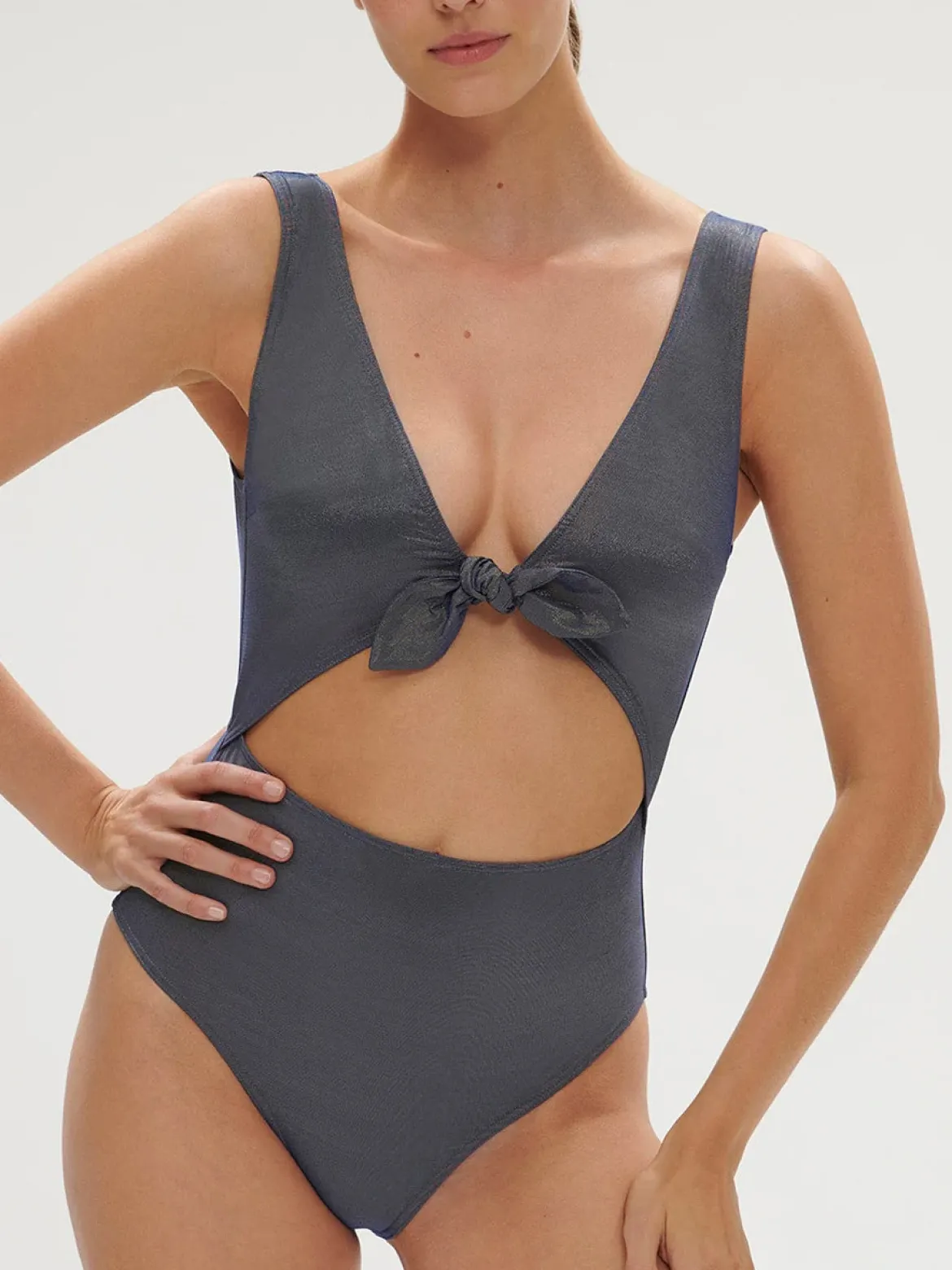 Maillot de bain 1 pièce sans armature - Lurex Midnight