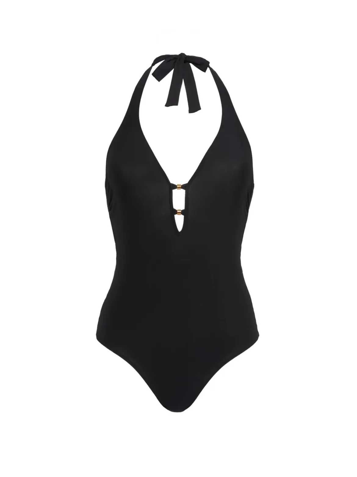 Maillot de bain 1 pièce sans armature - Noir
