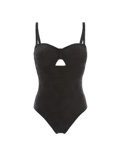 Maillot de bain une pièce bandeau - Noir