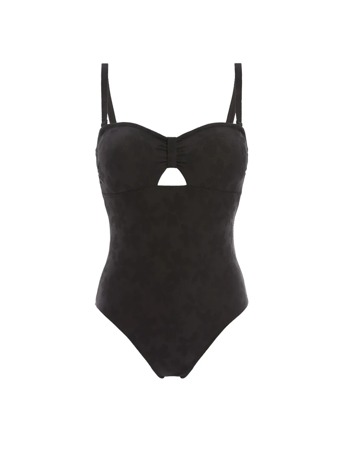 Maillot de bain une pièce bandeau - Noir