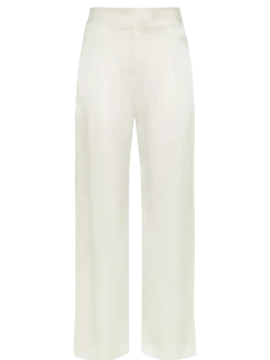 Pantalon broderie - Naturel
