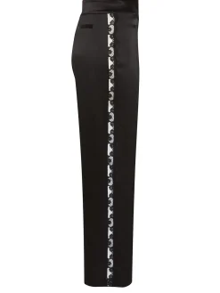 Pantalon broderie - Noir