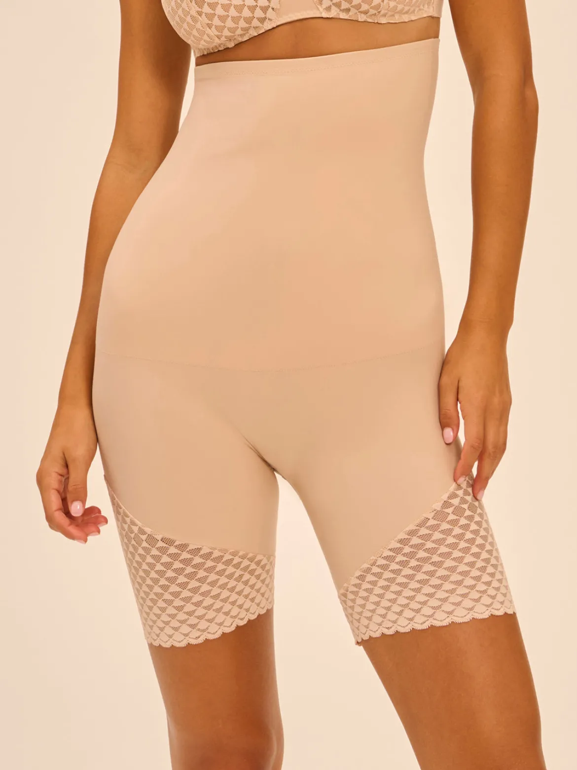 Panty haut gainant - Peau Rosée