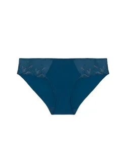 Slip coton - Bleu pétrole