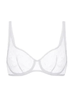 Soutien-gorge armatures décolleté galbé - Blanc