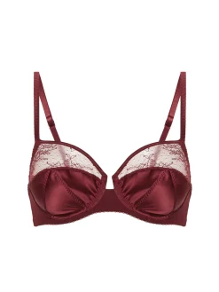 Soutien-gorge armatures - Rouge Obscur