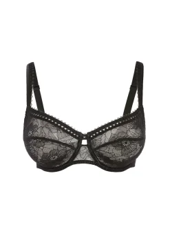 Soutien-gorge avec armature décolleté carré - Noir
