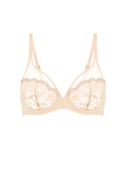 Soutien-gorge avec armature décolleté plongeant - Beige Chic