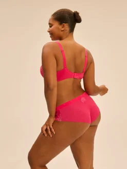 Soutien-gorge avec armature décolleté plongeant - Rose Fabuleux