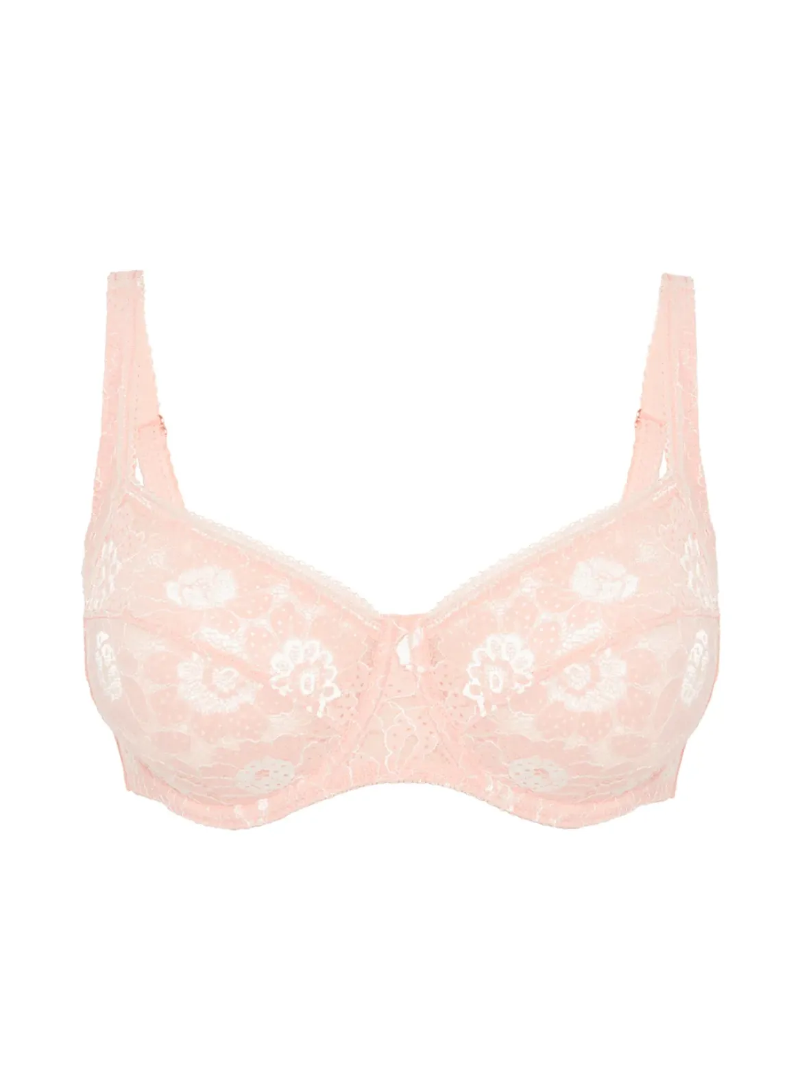 Soutien-gorge avec armature décolleté carré - Rose Ballet