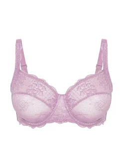 Soutien-gorge avec armature décolleté carré - Mauve Glamour