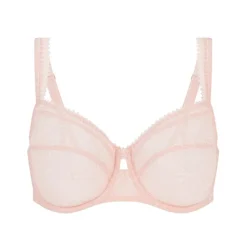 Soutien-gorge avec armature decollete carre - Poudre pétale