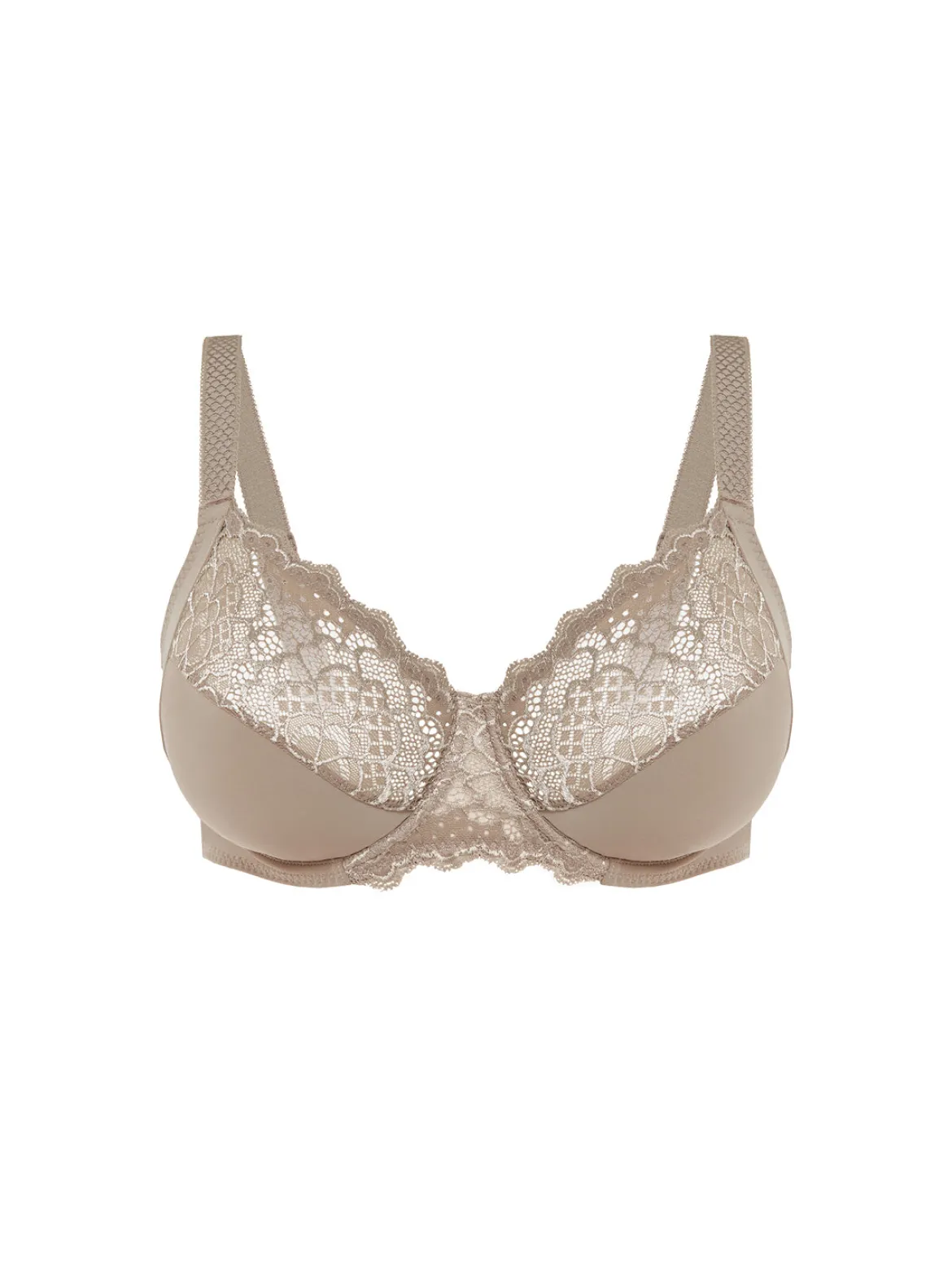 Soutien-gorge avec armature emboitant - Grège