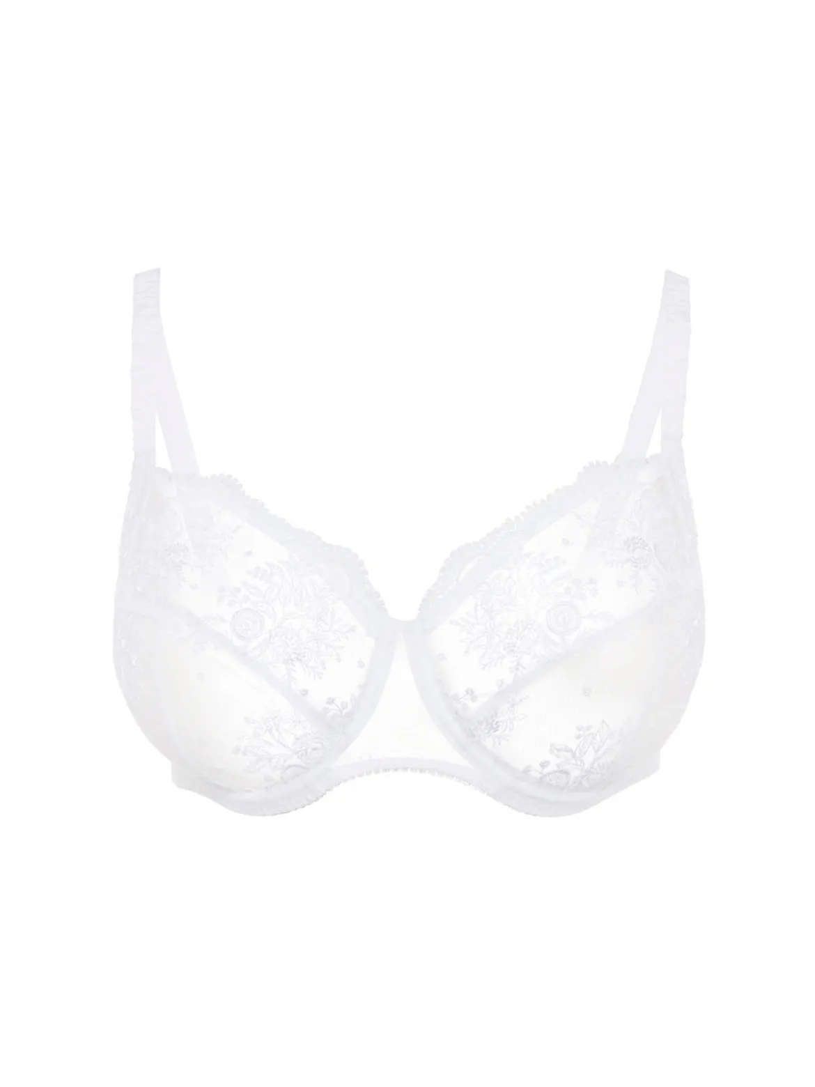 Soutien-gorge avec armature emboitant - Blanc