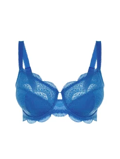 Soutien-gorge avec armature emboitant - Bleu Myosotis