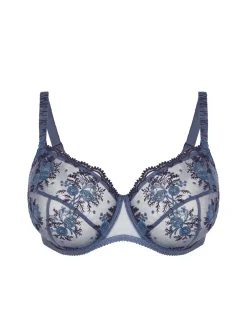 Soutien-gorge avec armature emboitant - Bleu Cendre