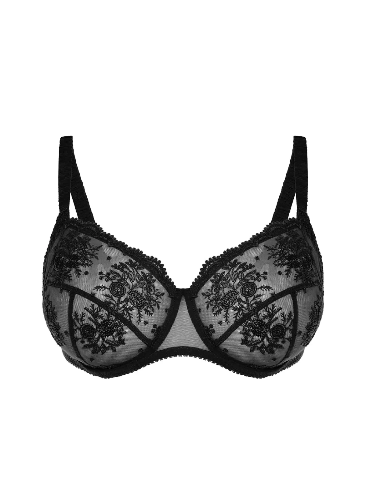 Soutien-gorge avec armature emboitant - Noir