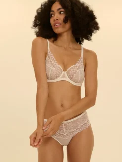 Soutien-gorge avec armature foulard - Naturel