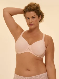 Soutien-gorge avec armature moulé rigide - Poudre