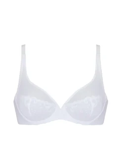 Soutien-gorge avec armatures décolleté plongeant - Blanc