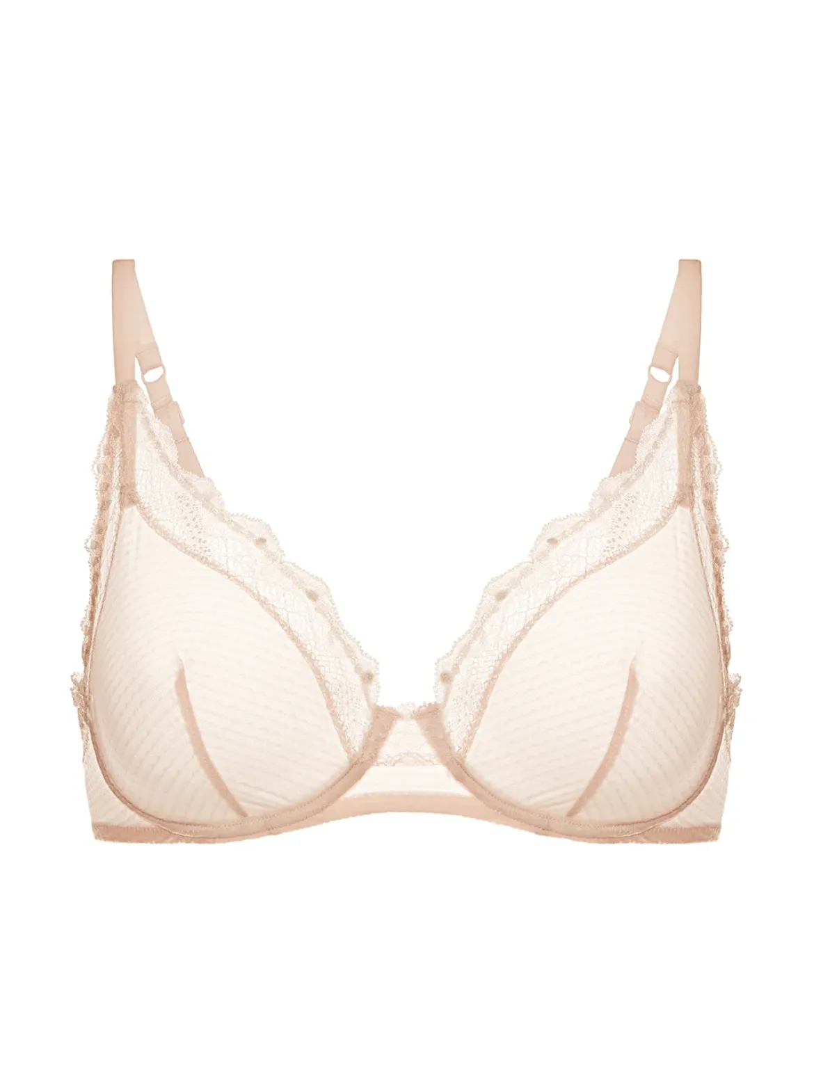 Soutien-gorge avec armatures décolleté - Rose sakura