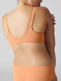 Soutien-gorge avec armatures décolleté carré - Abricot