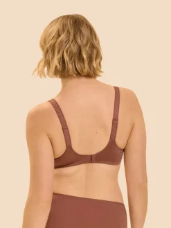 Soutien-gorge avec armatures emboîtant - Brun coco