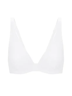 Soutien-gorge avec armatures décolleté plongeant - Blanc
