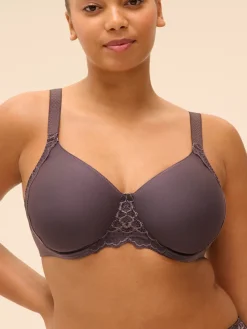 Soutien-gorge avec armatures moulé rigide - Gris Graphite