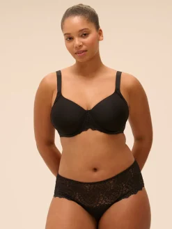 Soutien-gorge avec armatures moulé rigide - Noir