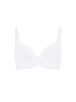 Soutien-gorge avec armatures moulé décolleté plongeant - Blanc
