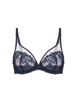 Soutien-gorge avec armatures décolleté plongeant - Saphir