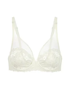Soutien-gorge avec armatures décolleté plongeant - Naturel