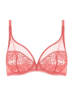Soutien-gorge avec armatures décolleté plongeant - Rose Texas