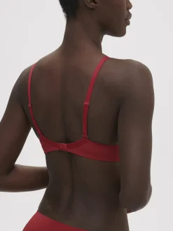 Soutien-gorge avec armatures décolleté plongeant - Lipstick