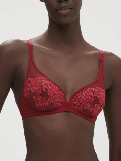 Soutien-gorge avec armatures décolleté plongeant - Lipstick