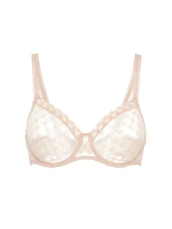 Soutien-gorge avec armatures moulé décolleté plongeant - Peau Rosée