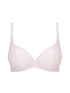 Soutien-gorge avec armatures décolleté plongeant - Poudre