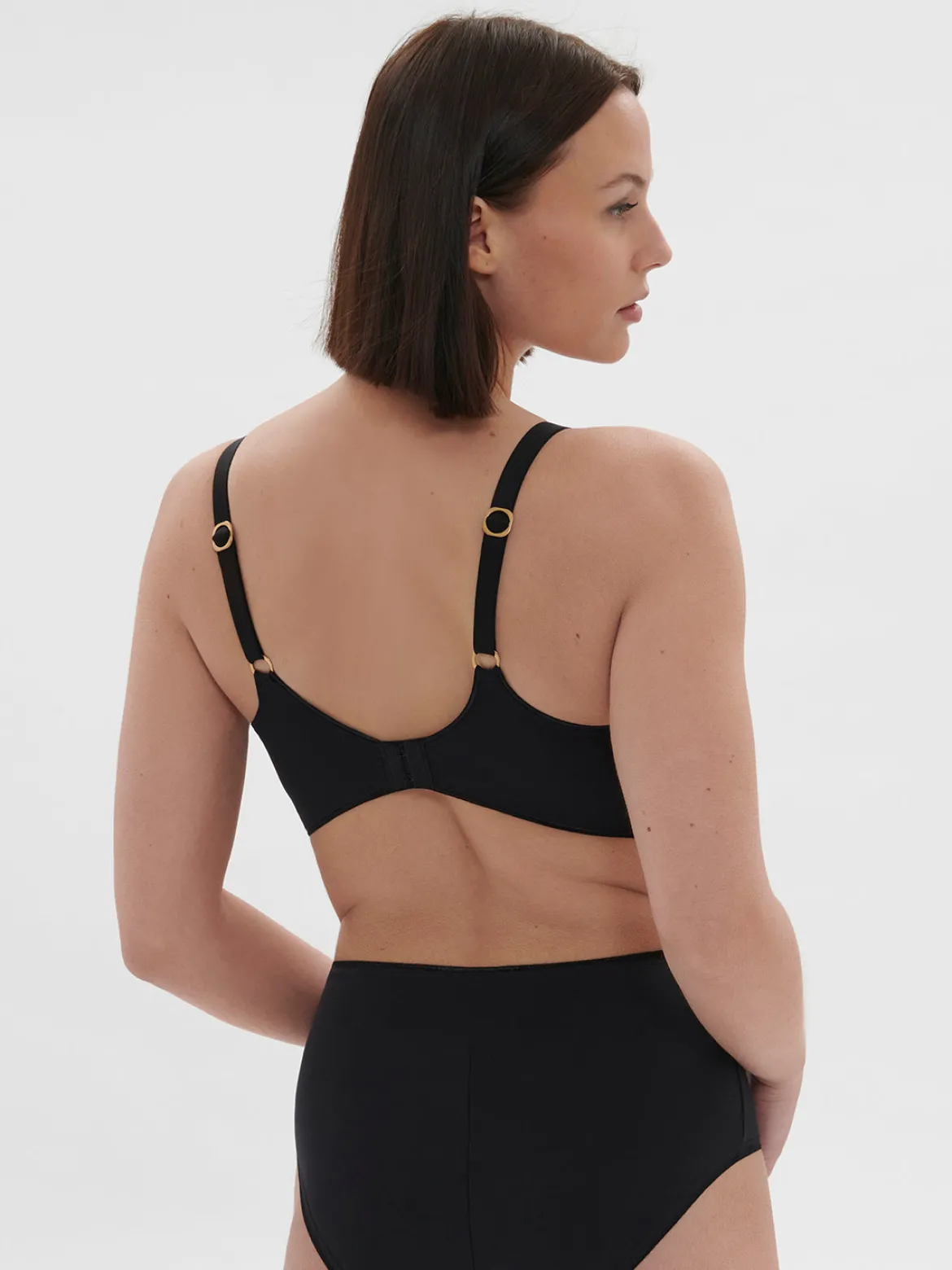 Soutien-gorge avec armatures décolleté - Noir