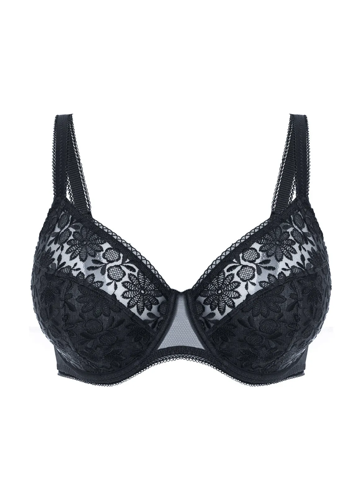 Soutien-gorge avec armatures emboitant - Noir