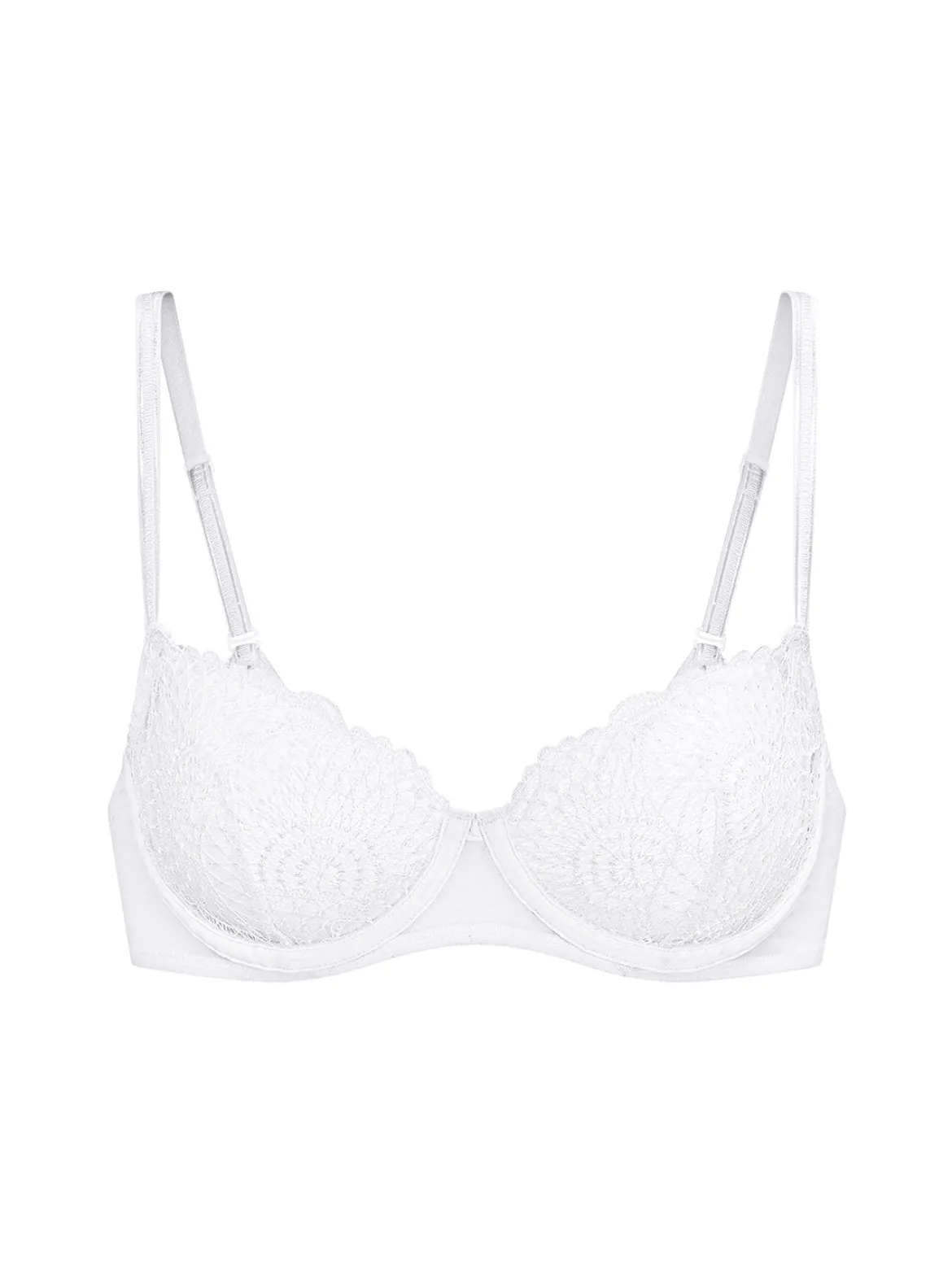 Soutien-gorge corbeille - Blanc
