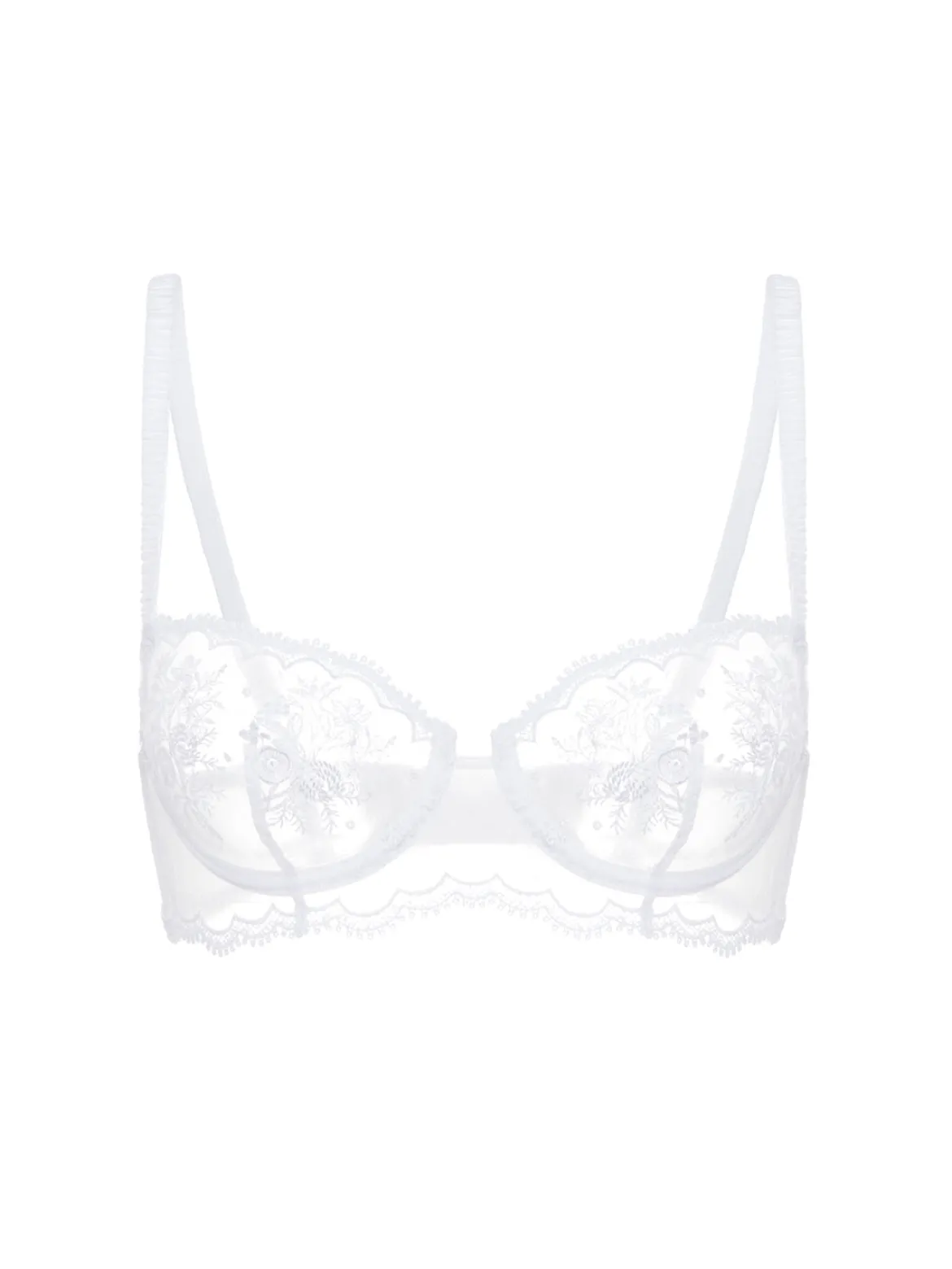 Soutien-gorge corbeille - Blanc