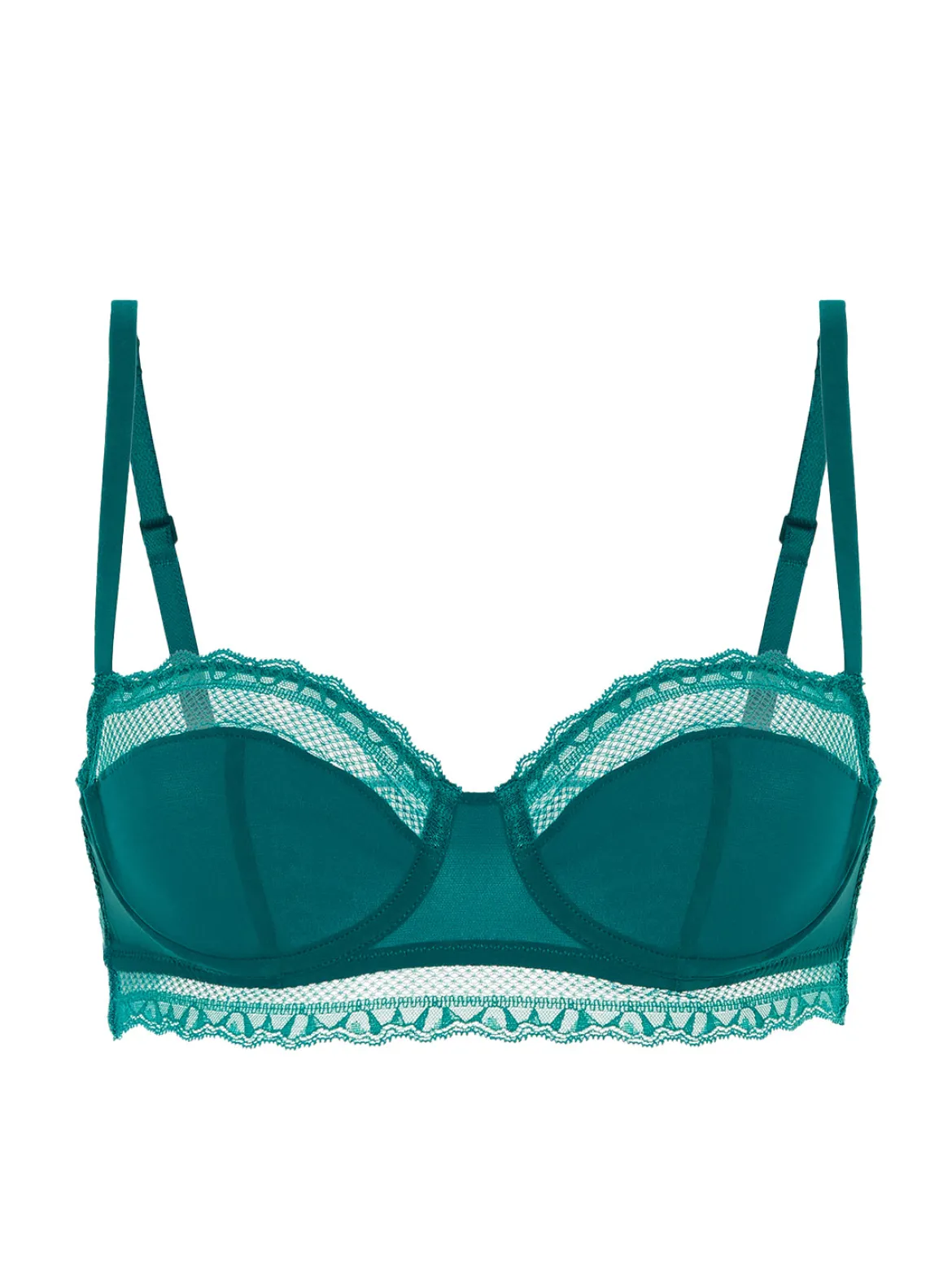 Soutien-gorge corbeille - Bleu Pavo