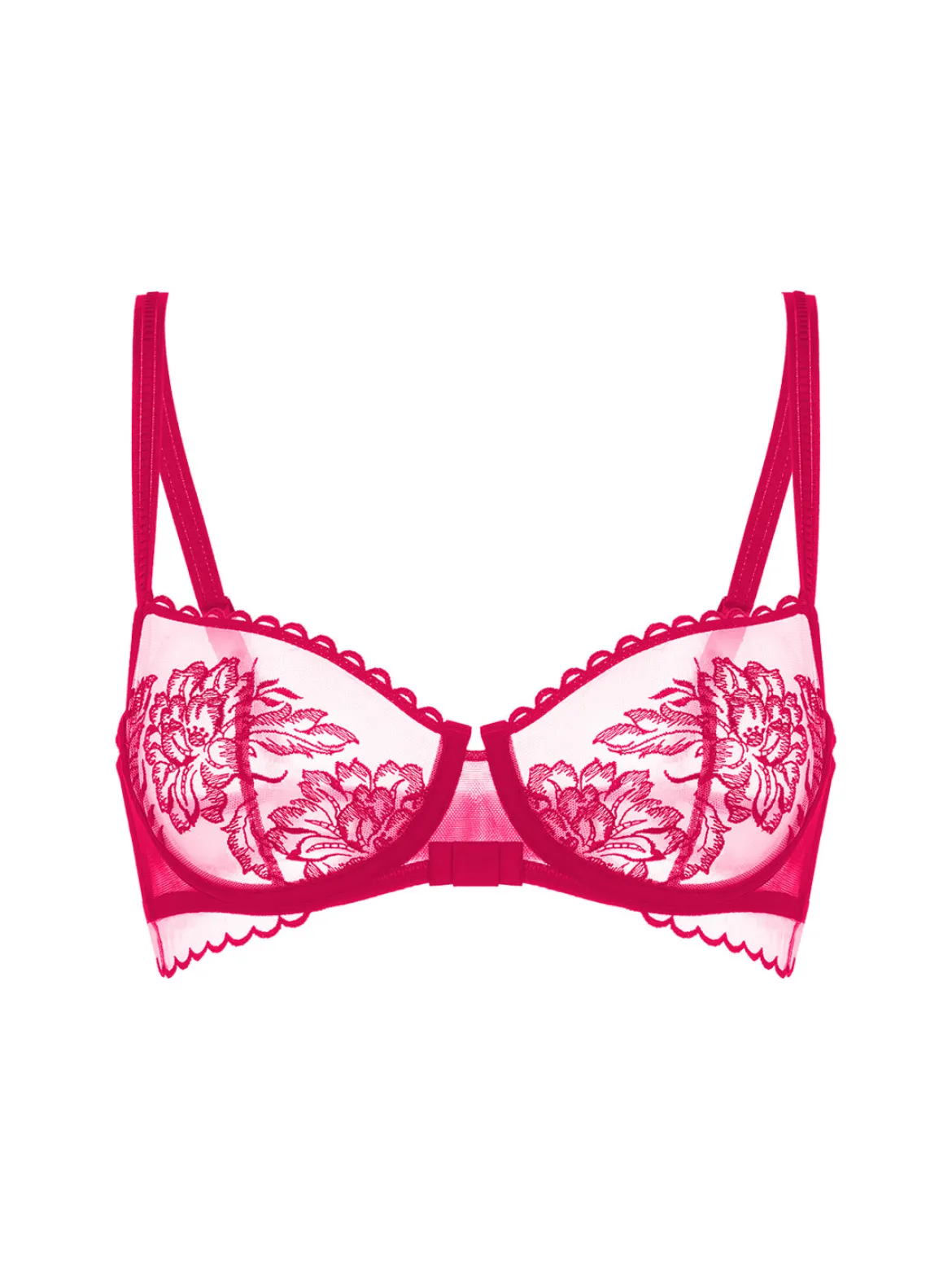 Soutien-gorge corbeille - Cranberry