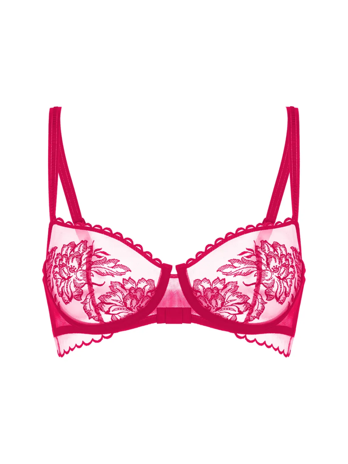 Soutien-gorge corbeille - Cranberry