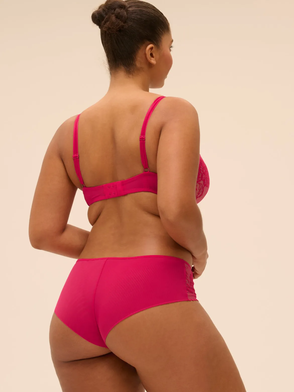 Soutien-gorge corbeille - Cranberry