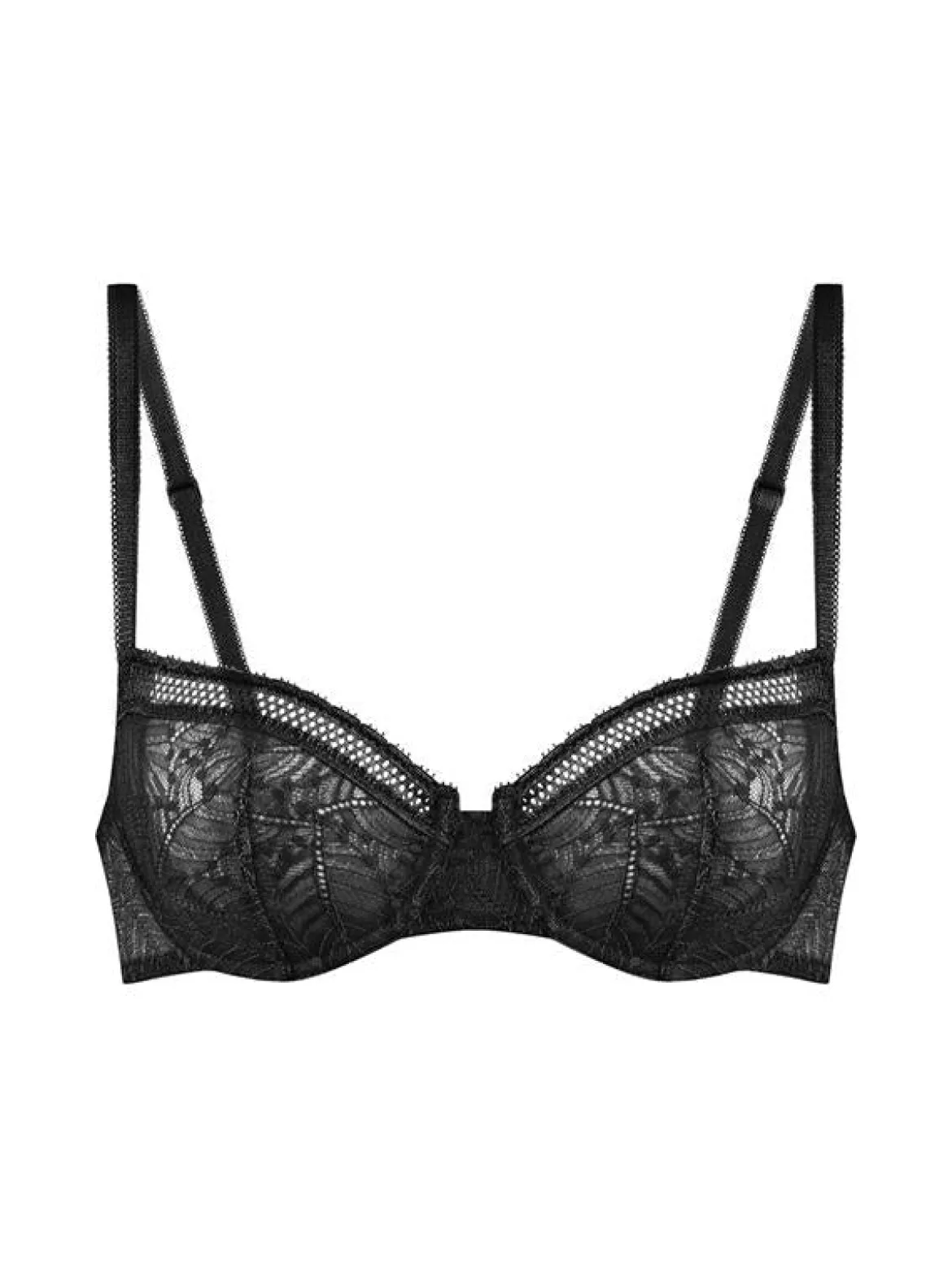 Soutien-gorge corbeille - Noir