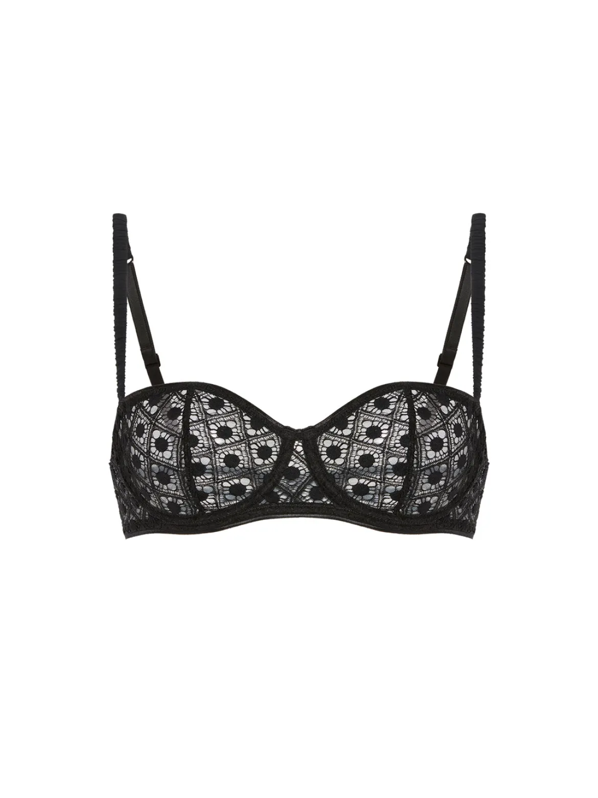 Soutien-gorge corbeille - Noir