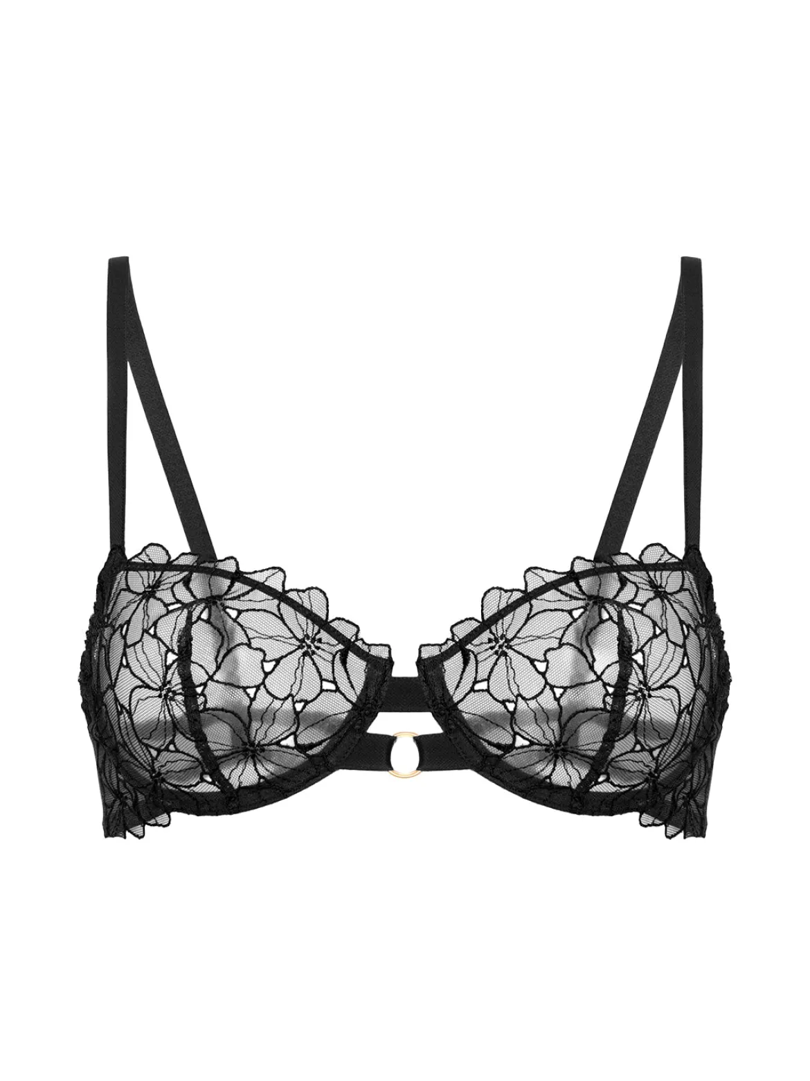 Soutien-gorge corbeille - Noir