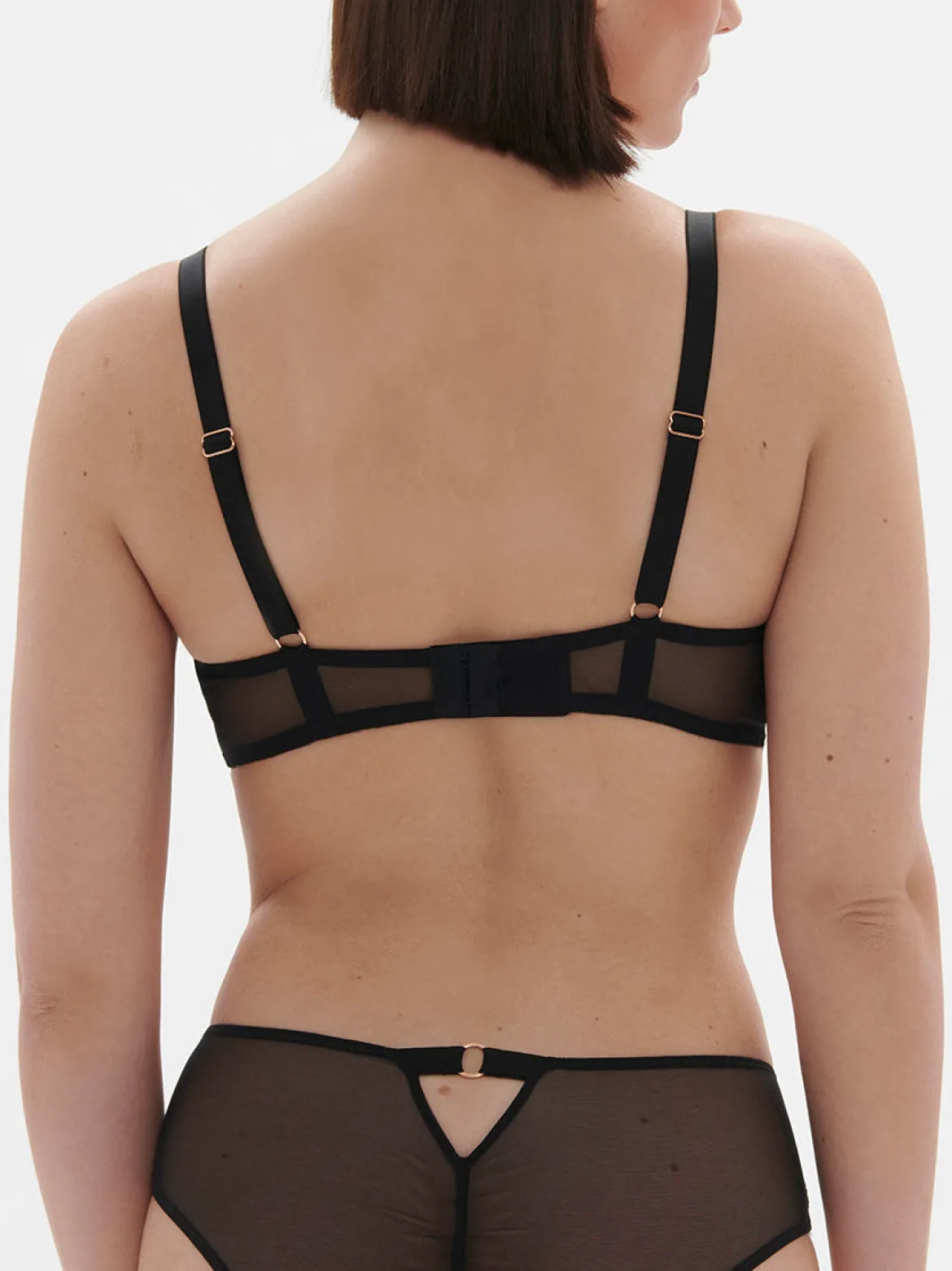 Soutien-gorge corbeille - Noir